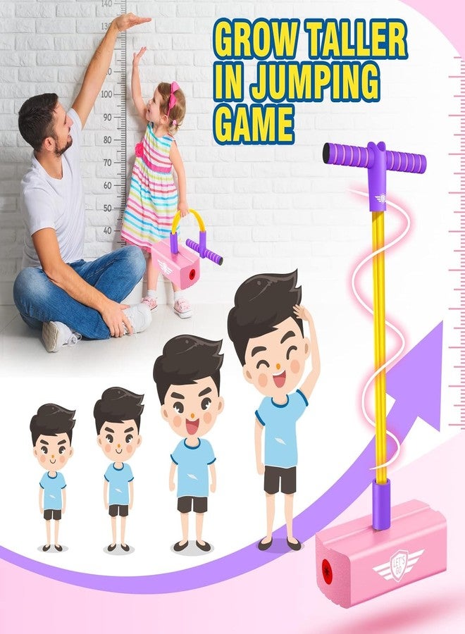 TECH LOGO ELECTRONICS Grow Taller in Jumping Game Toy Pogo Jumper for Kids Fun Toys for Kids 5-7 Pogo Stick for Kids Cool Toys for Autistic Fun Sports Games for Kids 2025 Presents for Girls and Boys (Multi Colour) - Image 3